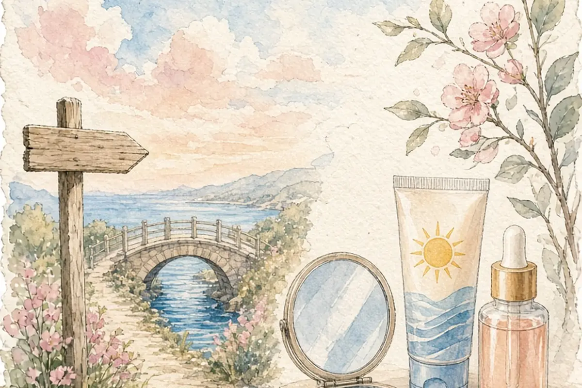 Illustration for Using Sunscreen as Primer for Smoother Makeup
