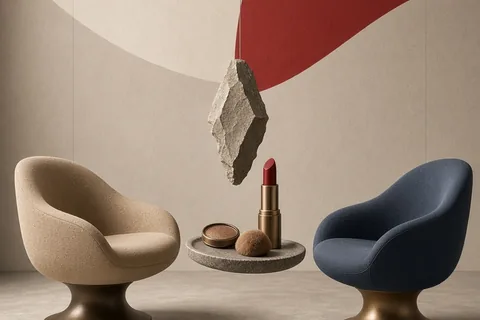 Illustration for Eyeshadow With Red Lipstick: Balance Your Signature Look