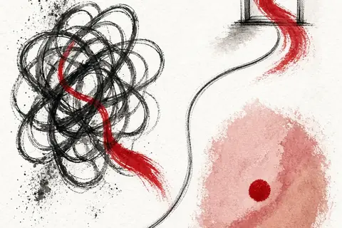 Illustration for Choosing Blush for Red Lipstick to Balance Your Makeup