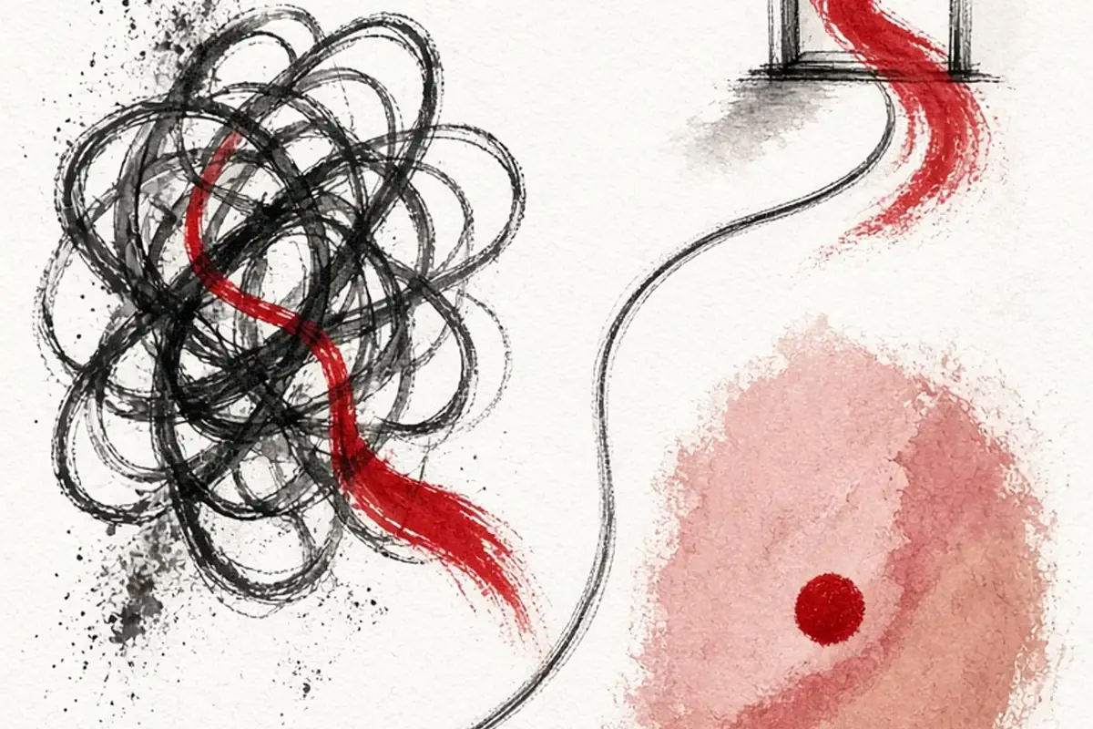 Illustration for Choosing Blush for Red Lipstick to Balance Your Makeup